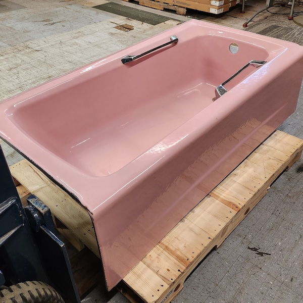 Pink Bathtub Etsy