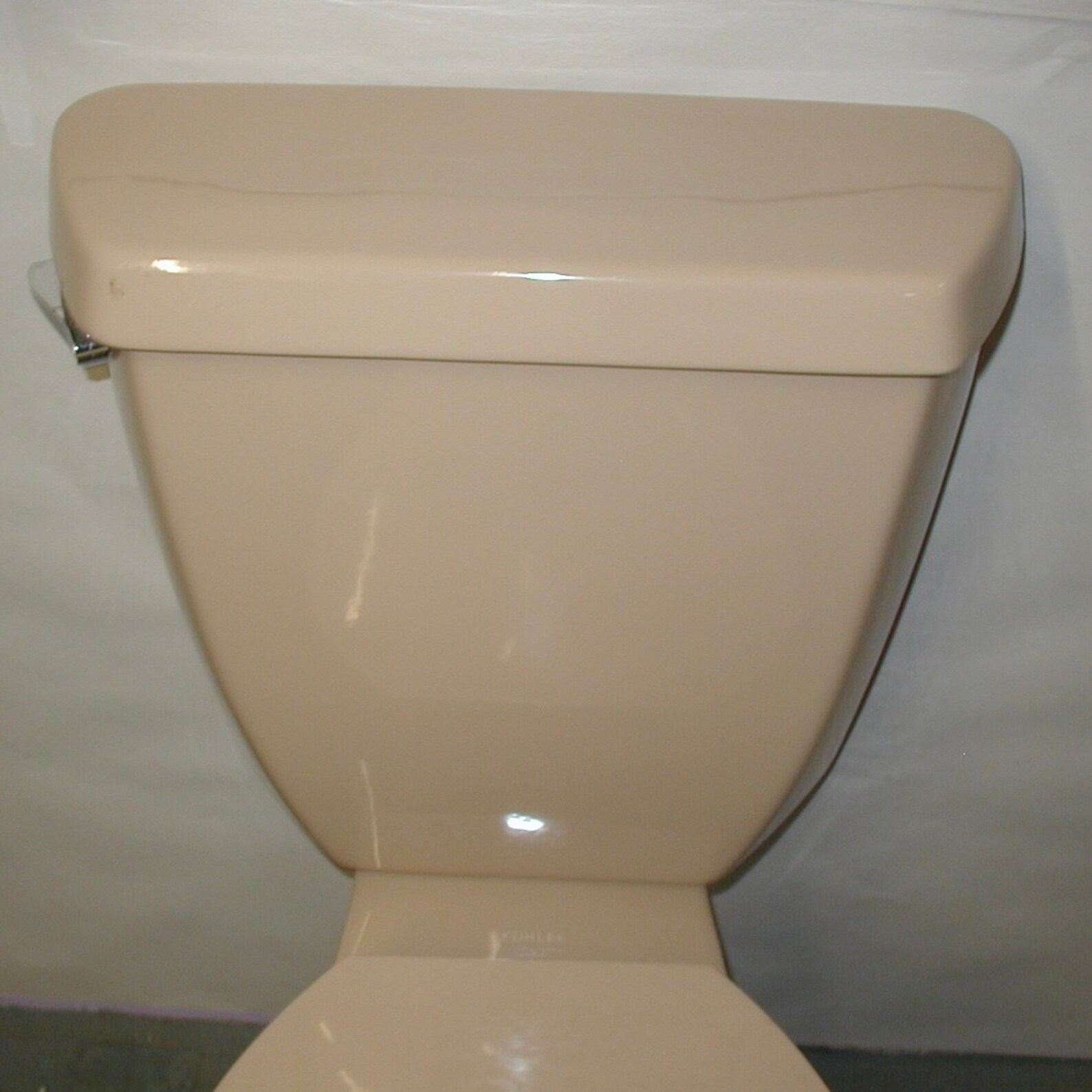 Kohler Light Brown Beige Toilet Vintage Bathroom Etsy