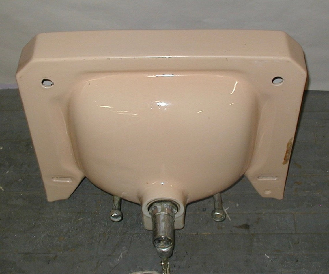 Peach Bathroom Sink Wall Mount American Standard Etsy