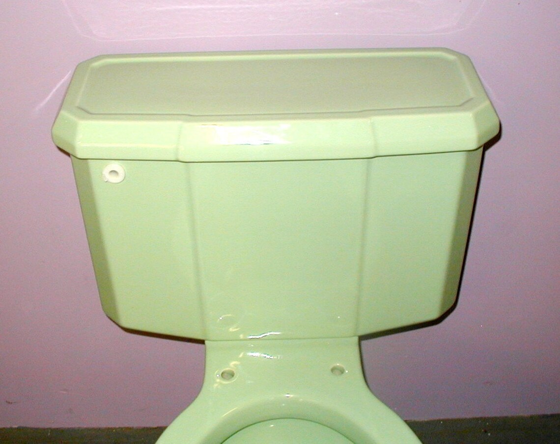Jade Green Toilet Vintage Art Deco Style Bathroom Fixture - Etsy