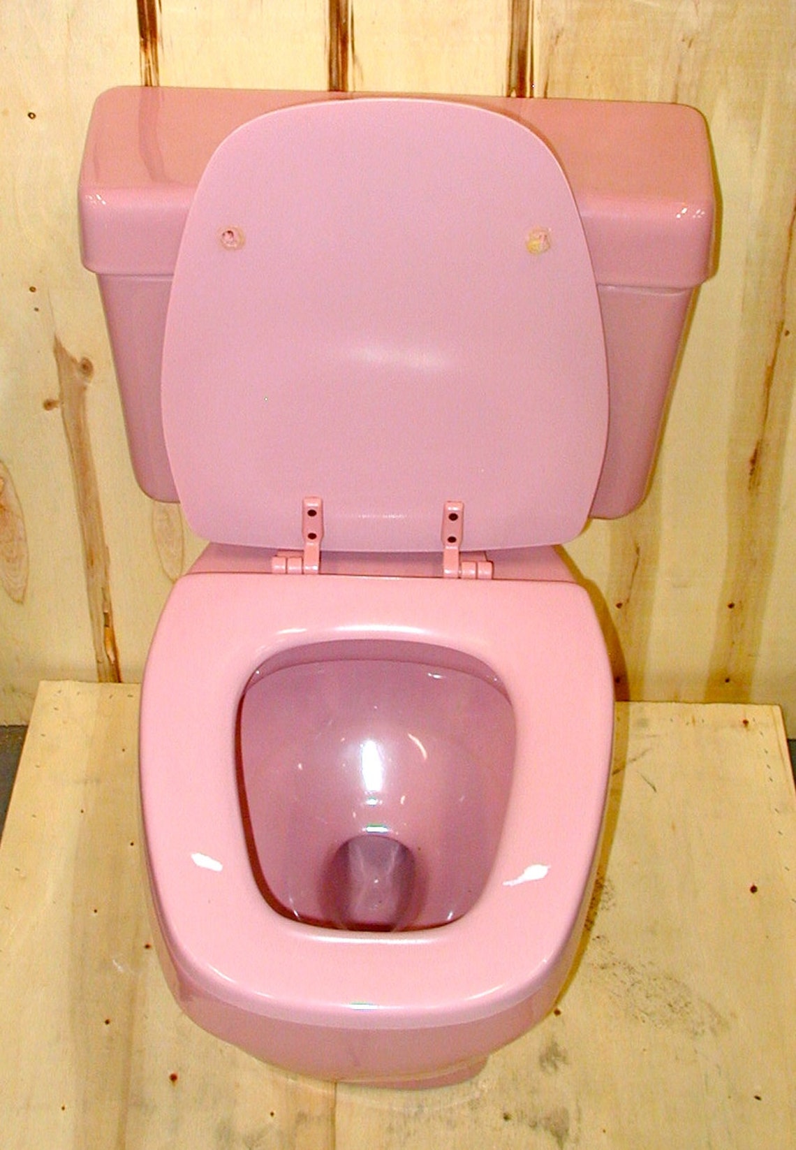 Eljer Rose Pink Toilet Vintage TwoPiece Style with Etsy