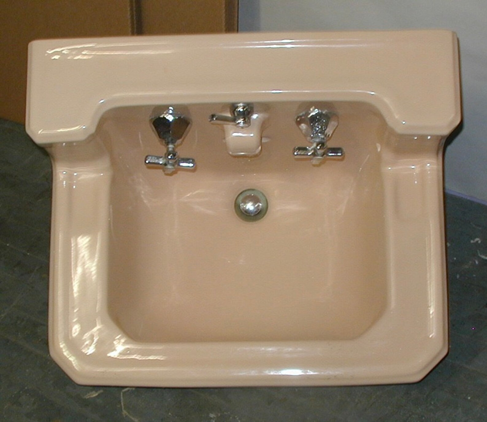 Peach Bathroom Sink Wall Mount American Standard Etsy