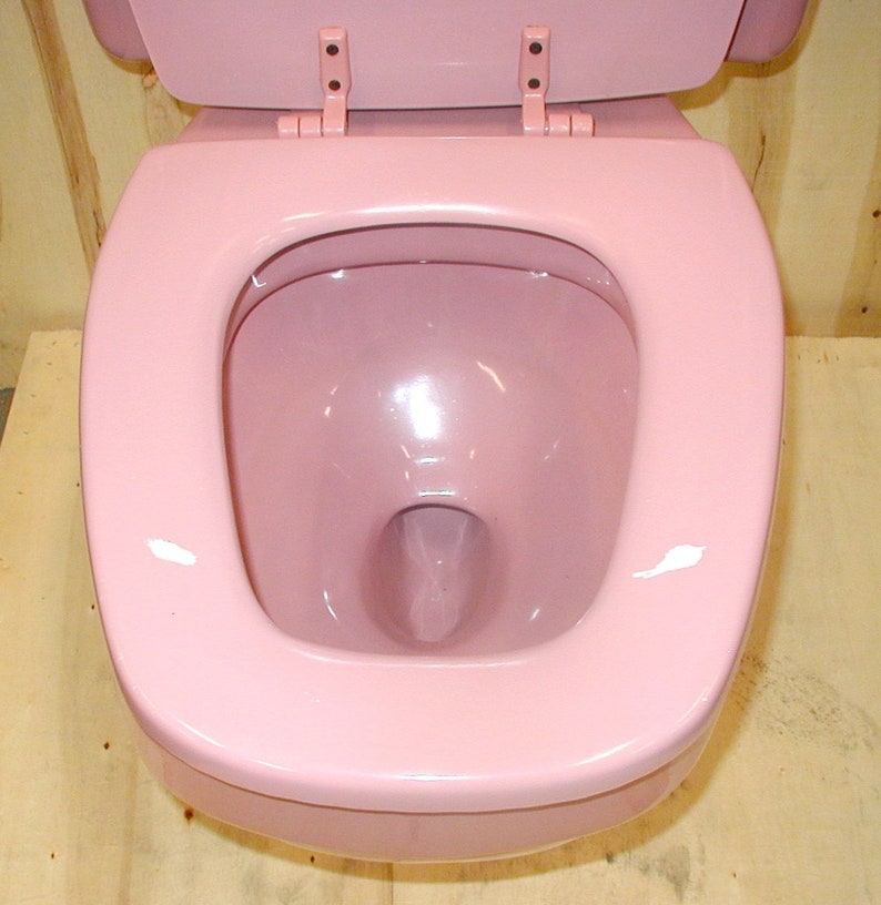 Eljer Rose Pink Toilet Vintage TwoPiece Style with Etsy