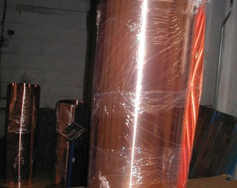 36" x 96" Copper Sheet Metal, Pure C110 Food Grade, Brand New, 16 Ounce (24 gauge / 16 oz / 22 mil)