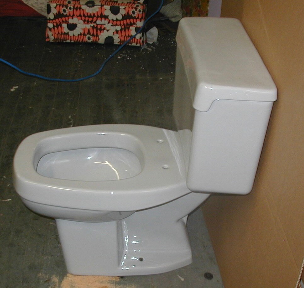 Eljer Grey Toilet Vintage Bathroom Etsy