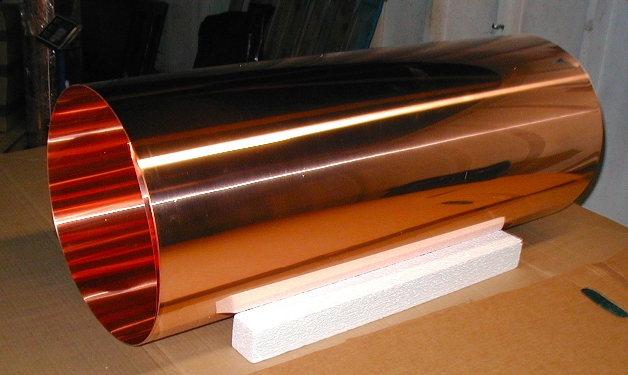 20 Gauge Copper Sheet (32 Mil) 36 X 10' | Basic Copper