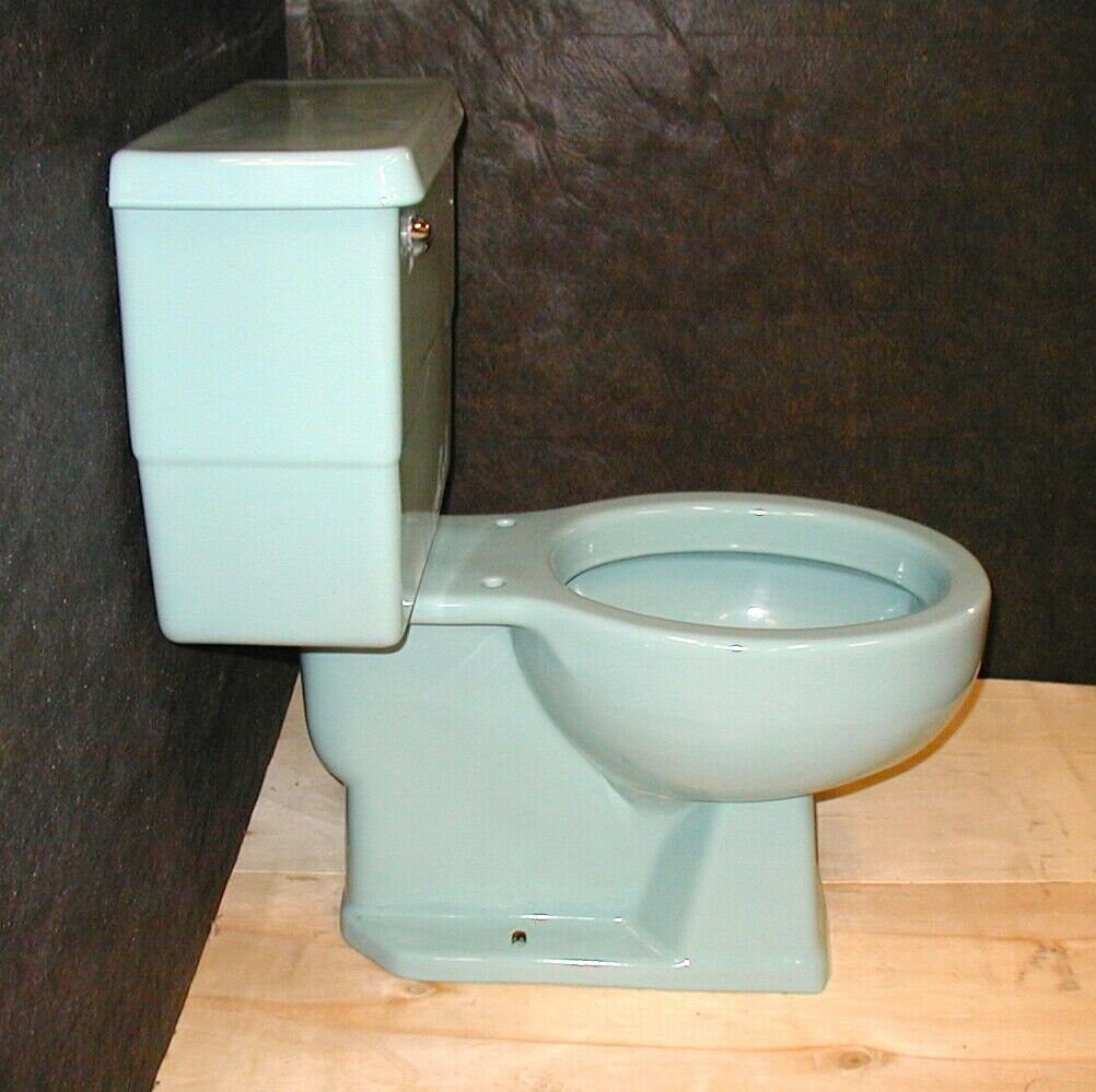 Vintage Kohler K4552 Turquoise Toilet TwoPiece Style K4552 Etsy