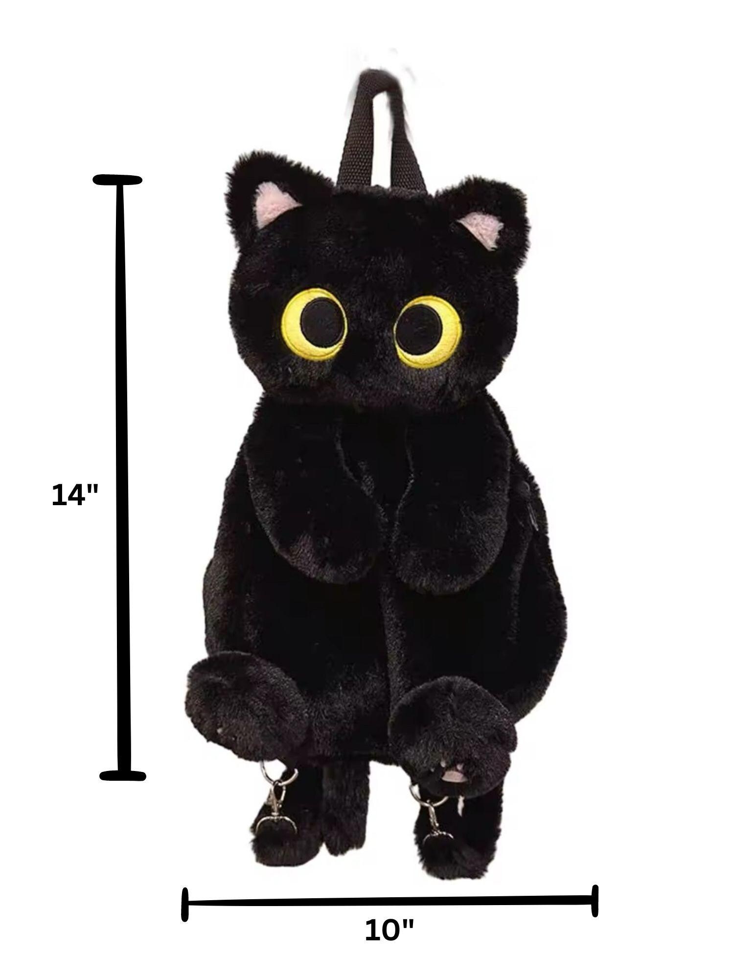 7191 Stuffed Animals Backpack - Lifelike Stuffed Cat Plush Backpack Realistic Cat Plush Mochila De Gato Hiperrealista Plush Bag  main image 4