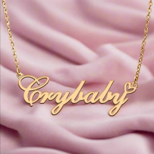 Cry baby necklace - Etsy 日本