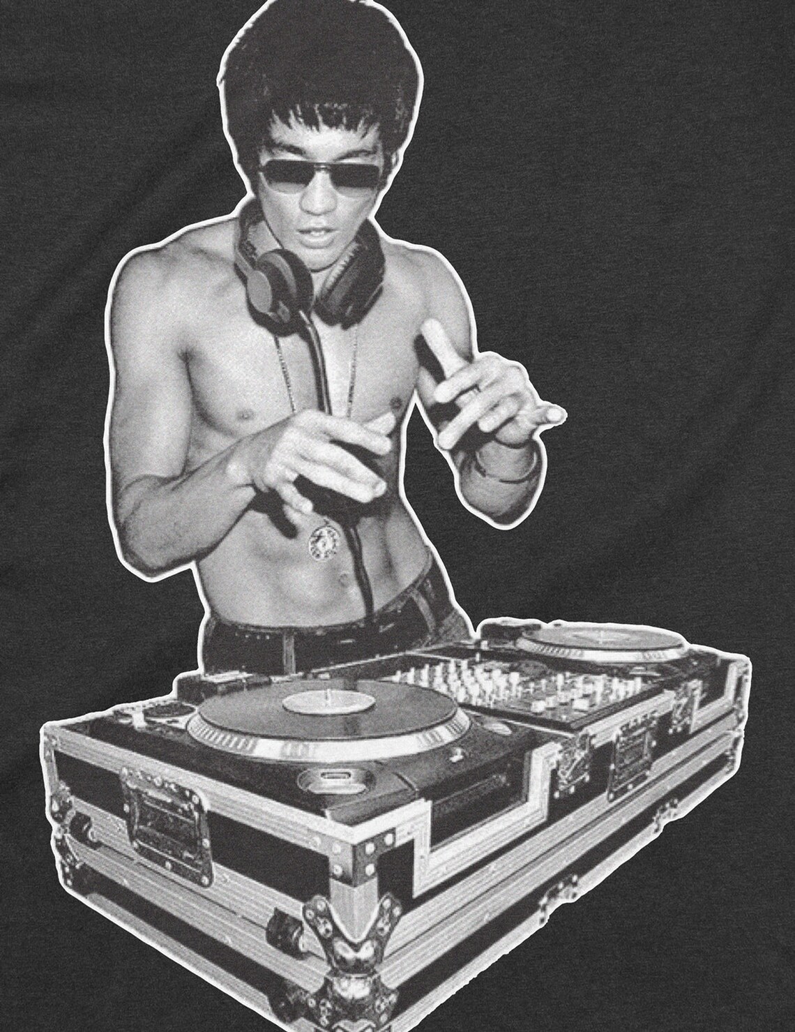 Unisex Tshirt Bruce Lee Dj Tshirt graphic cotton Etsy Unisex Tshirt Bruce Lee Dj Tshirt graphic cotton Etsy