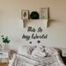 Wooden ''this İs My World'' Sign Wood Wall Decor, Home Decore, Wall ...