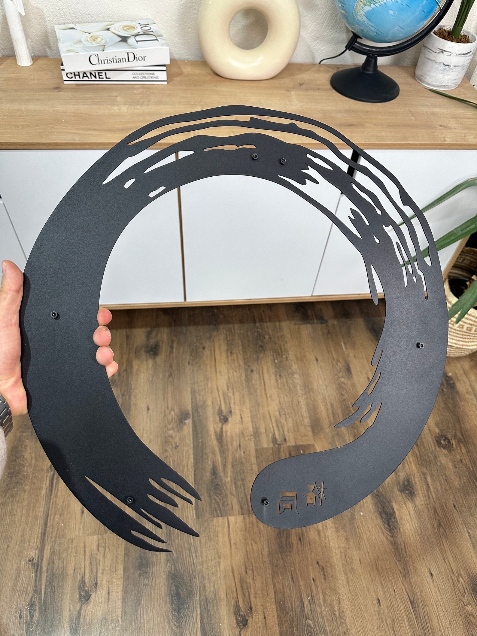 Enso Circle Metal Wall Art, Zen Meditation Decor - Etsy