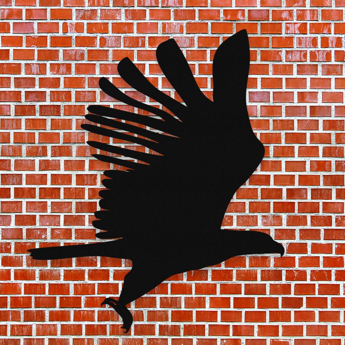 Flying Eagle Metal Wall Art Metal Wall Sculpture Metal Wall Etsy