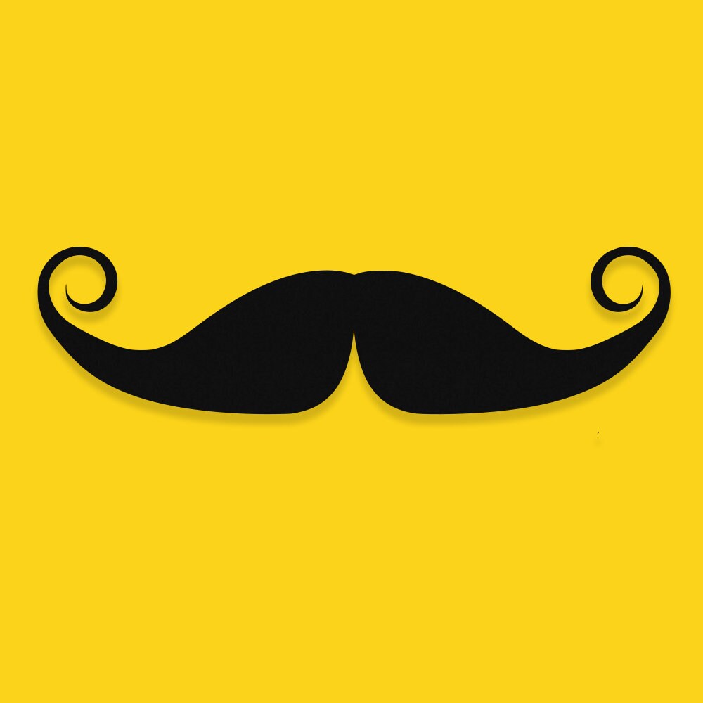 Mustache Metal Wall Art, Mustache Metal Wall Decor, Mustache Sign Art