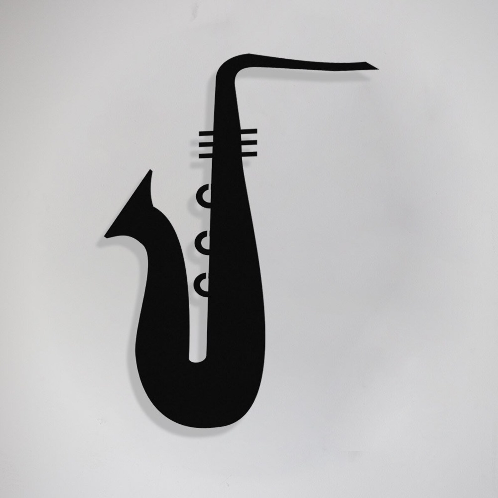 Music and Saxophone Design Metal Wall Decor Kitchen Wall Etsy