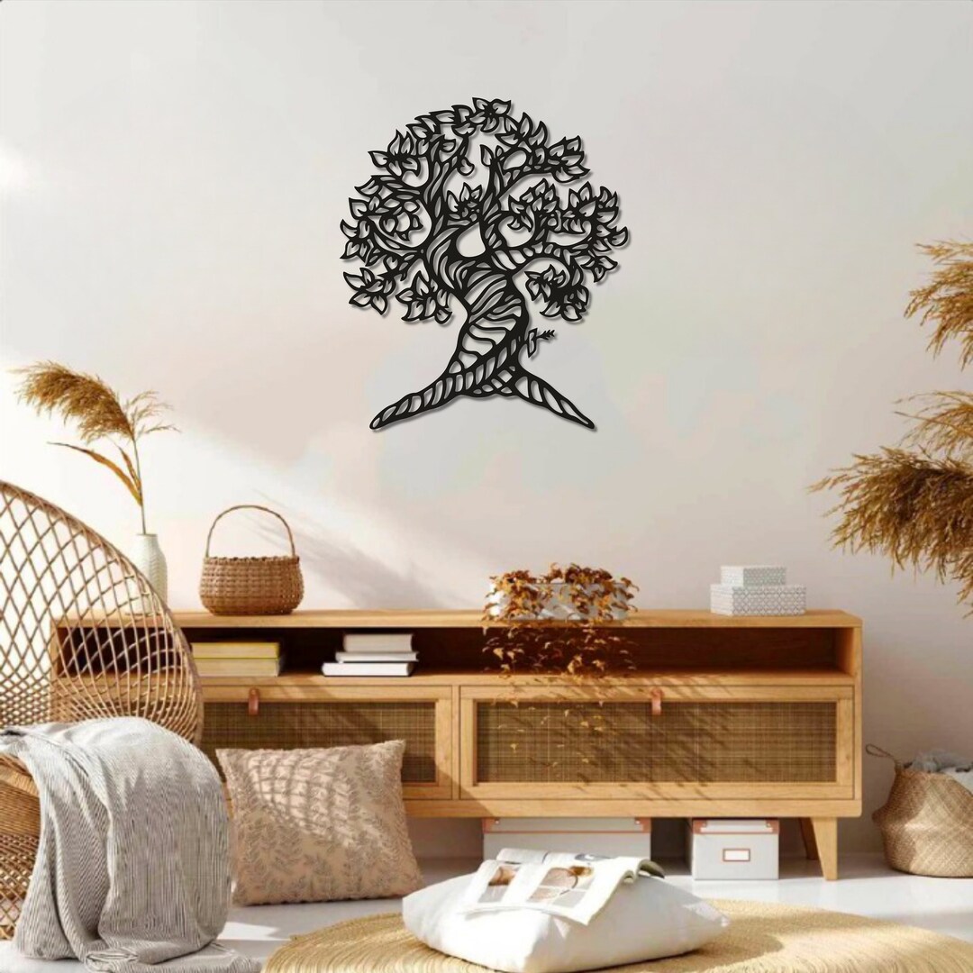 Celtic Tree Metal Wall Art Nature Metal Wall Art Nature Wall Etsy