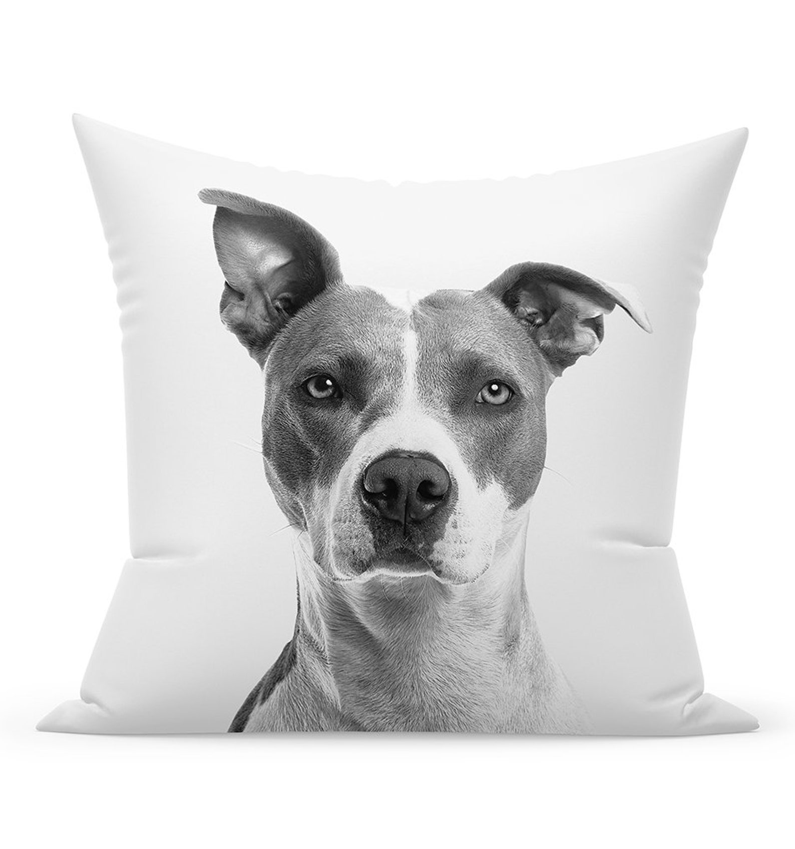 3D Dog Print Pillow Cover With Dye Printed Dog Images Indoor Etsy