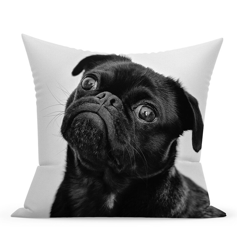 3D Dog Print Pillow Cover With Dye Printed Dog Images Indoor Etsy