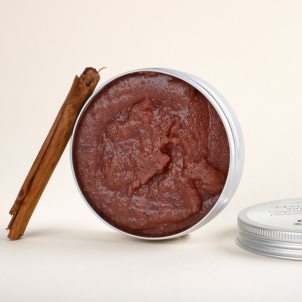 CRANBERRY SPICE SCRUB 130g mit Zimt, Cranberry, Mangobutter & Beerenwachs