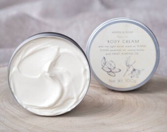 Ylang ylang BODY CREAM with cocoa butter & sweet almond oil
