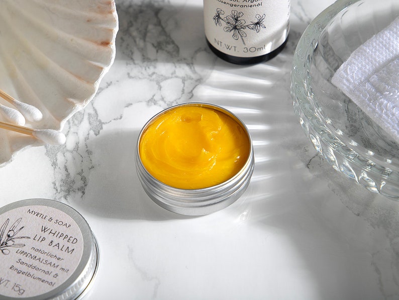 Natural CALENDULA Whipped Lip Balm imagem 3