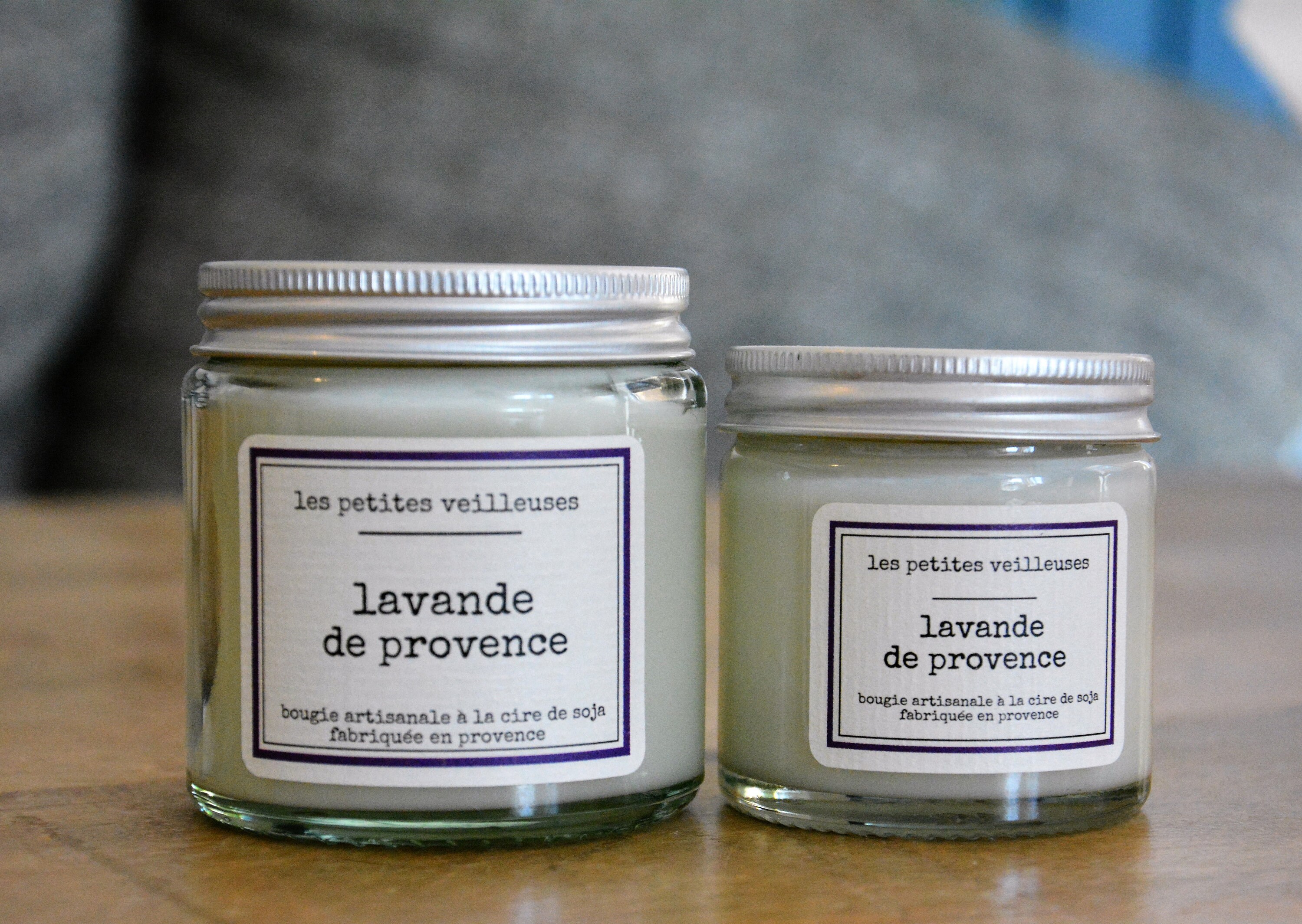 Bougie Lavande à La Cire de Soja