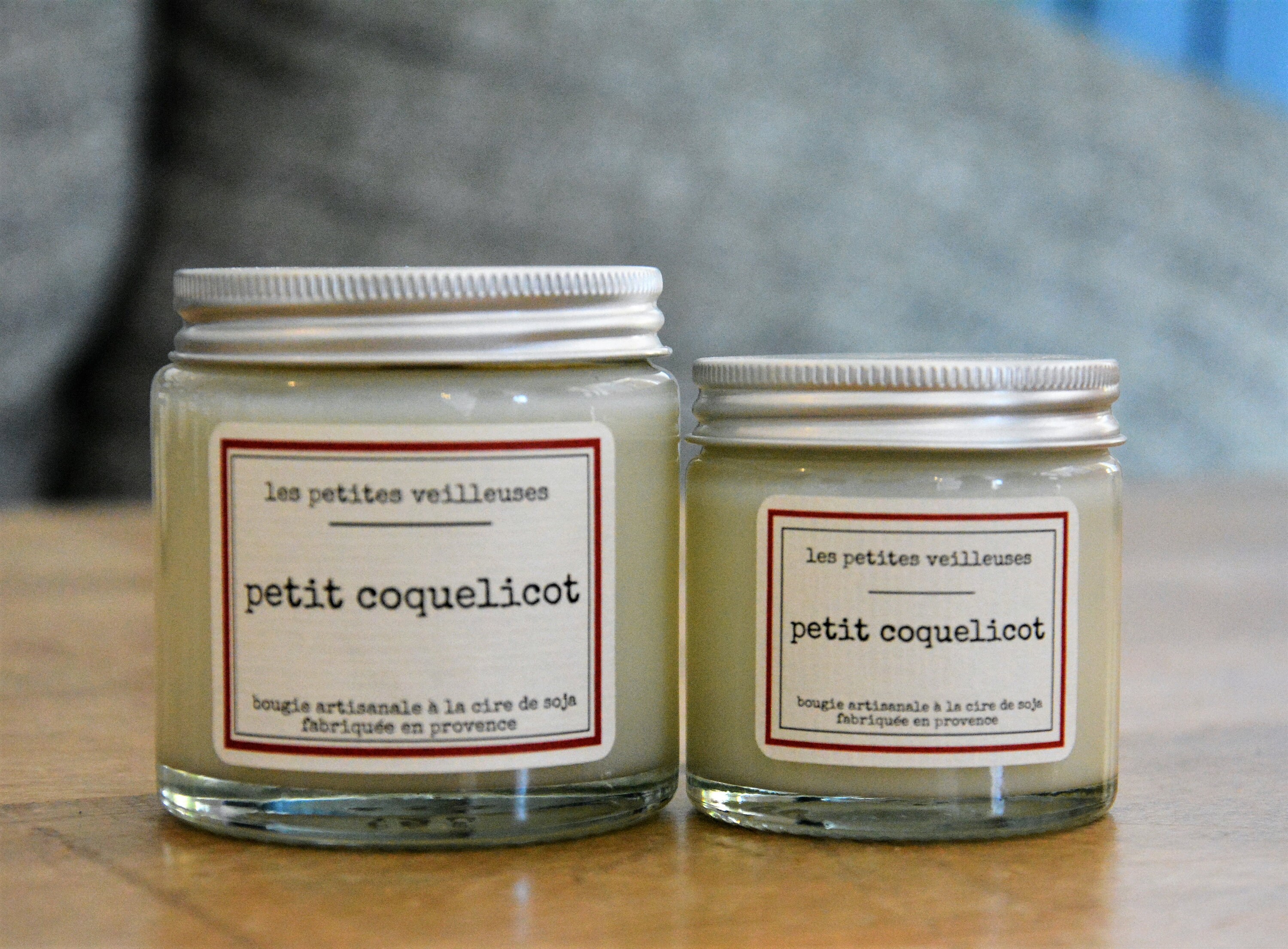 Bougie Coquelicot à La Cire de Soja