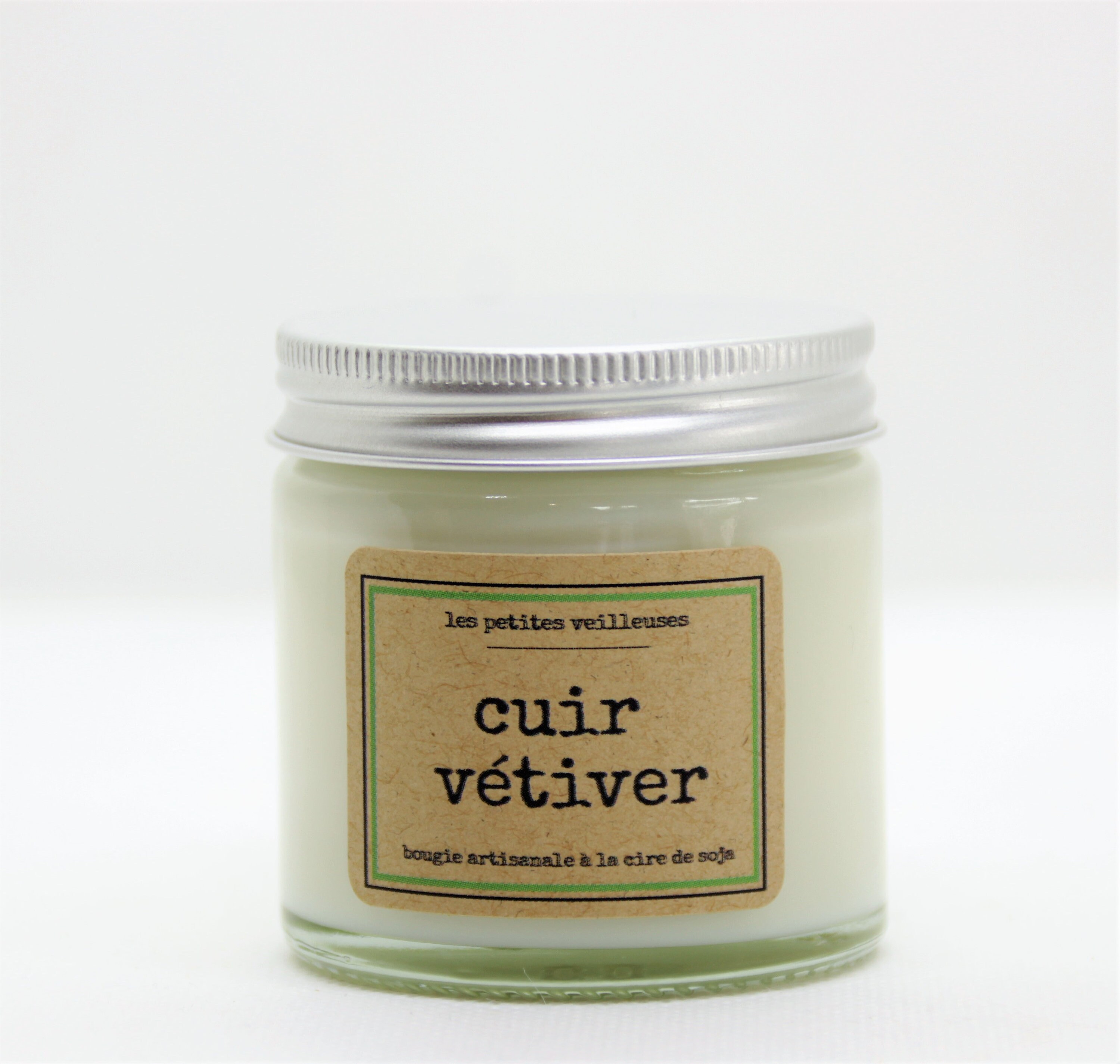 Bougie Cuir Vétiver 60Ml