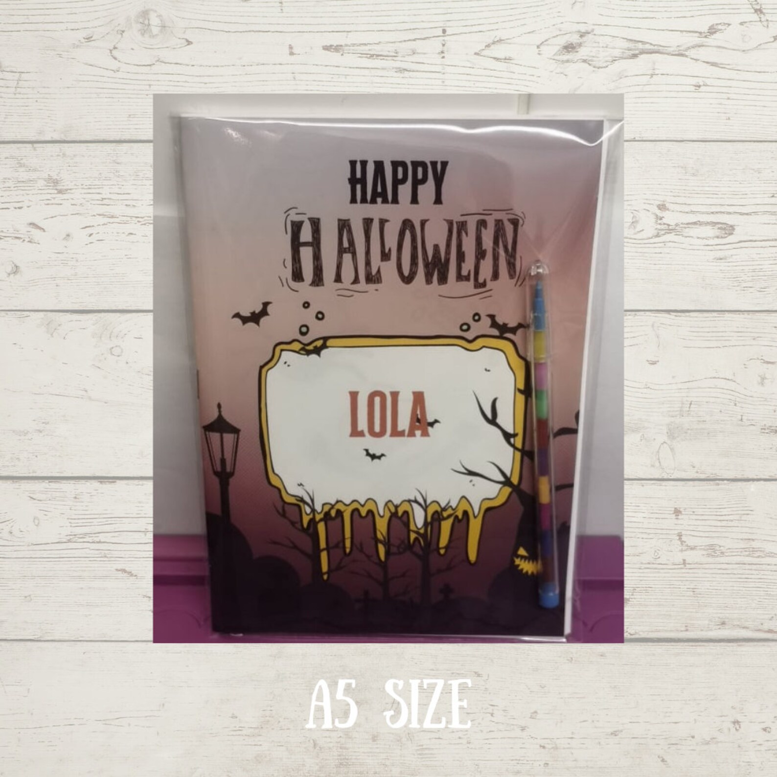 Kids Halloween Colouring Books Etsy UK