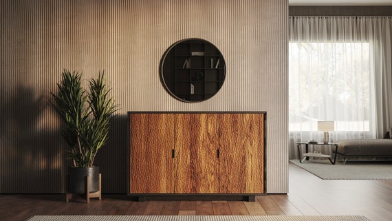 VON | Japanese Inspired Hidden TV Lift Cabinet - Etsy