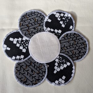 Patterned Reusable Make Up Remover Pads - Facial Cleansers