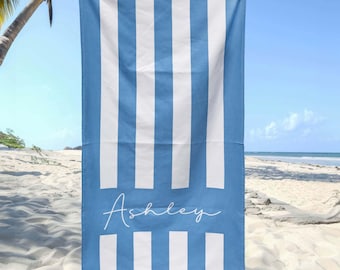 名入れビーチタオル、カスタムネーム入り、子供用ウェアラブルタオル
