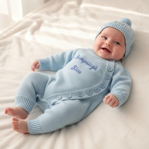 Embroidery Baby Romper Set |Personalized Coming Home Outfit | Newborn Infant Baby Boy Bodysuit | Baby Shower Gift | Embroidery Baby Jumpsuit
