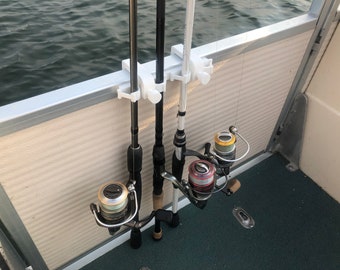 Portable Pontoon Fishing Rod Snap Holder 
