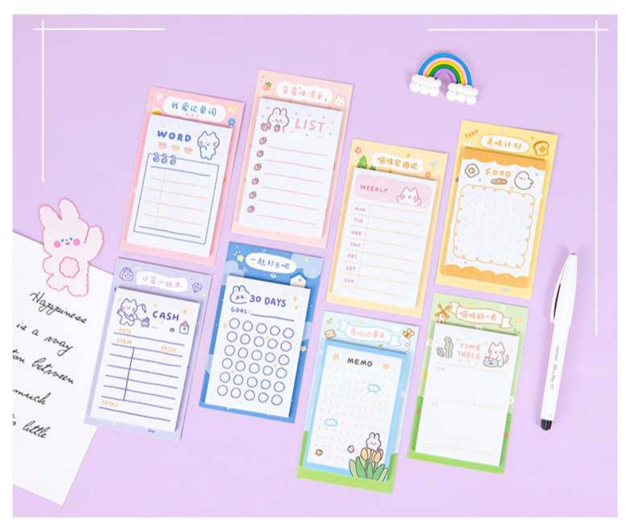 Home & Hobby Light Memo MEMO PAD Christmas Gift Scrapbooking Notebook