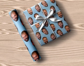 Custom Face Wrapping Paper: Personalized Funny Gift Wrap