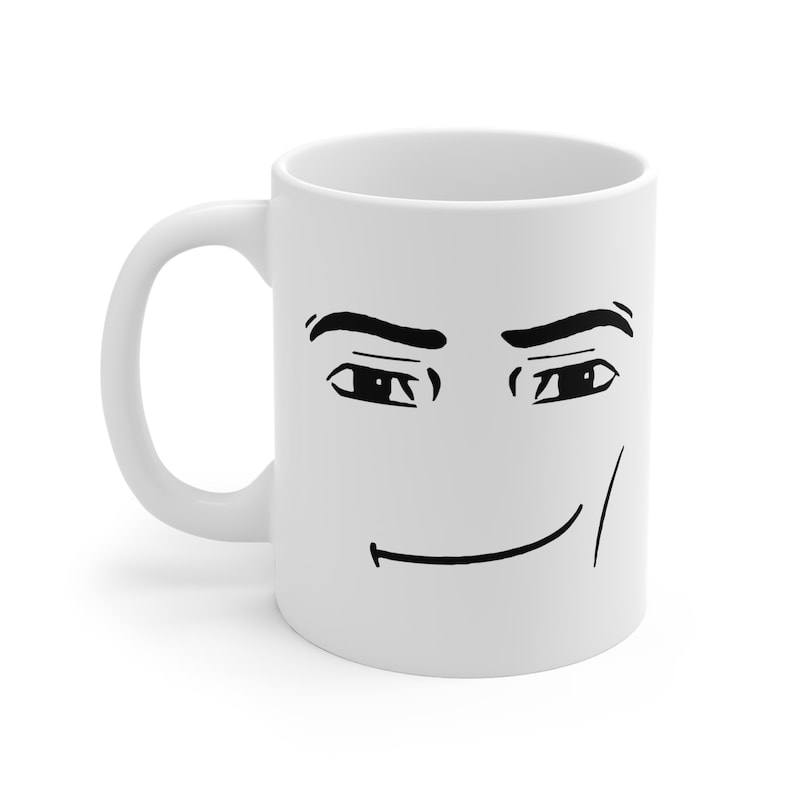 Roblox Man Face Mug 11oz - Etsy