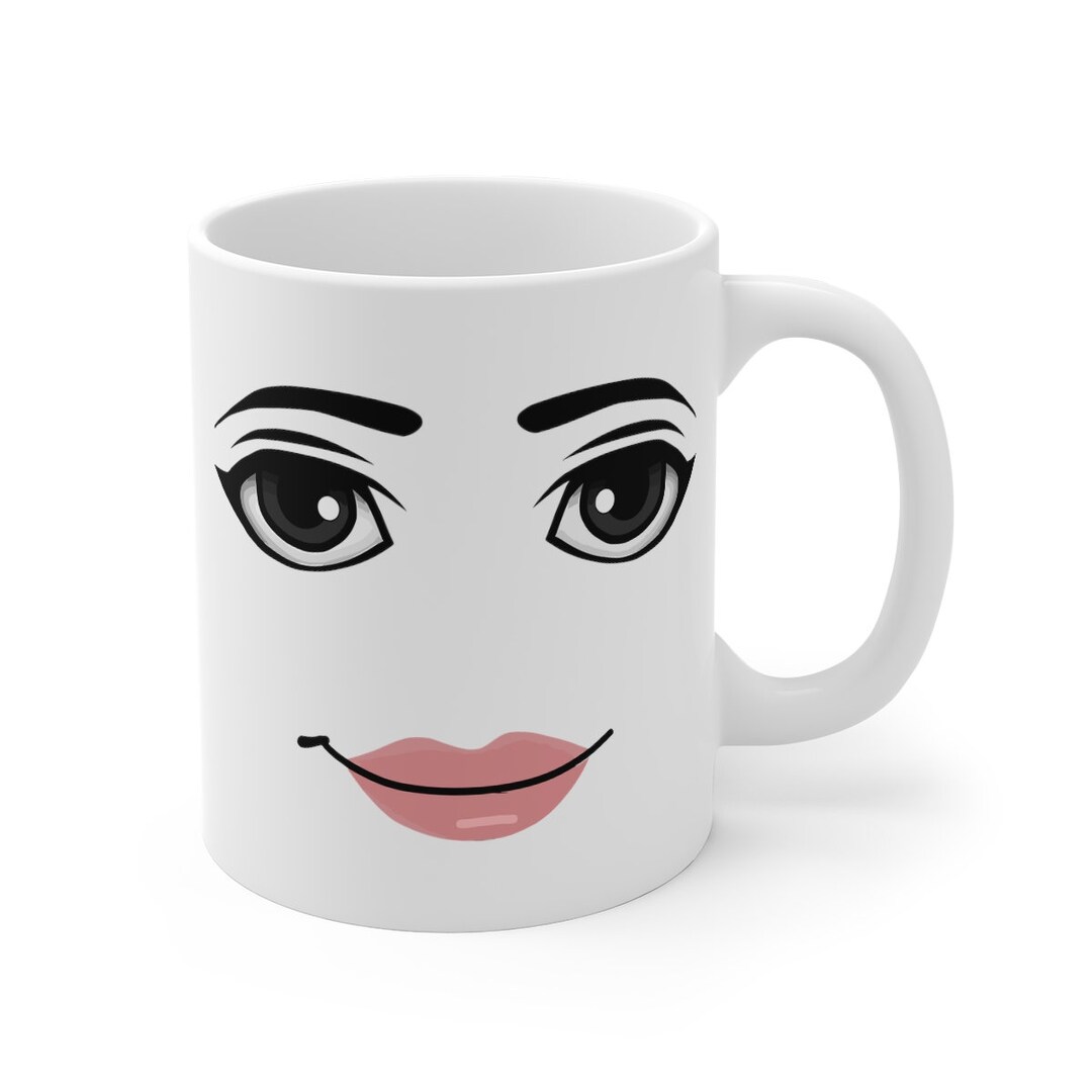 Roblox Color Morphing Mug Man Face and Woman Face Great 