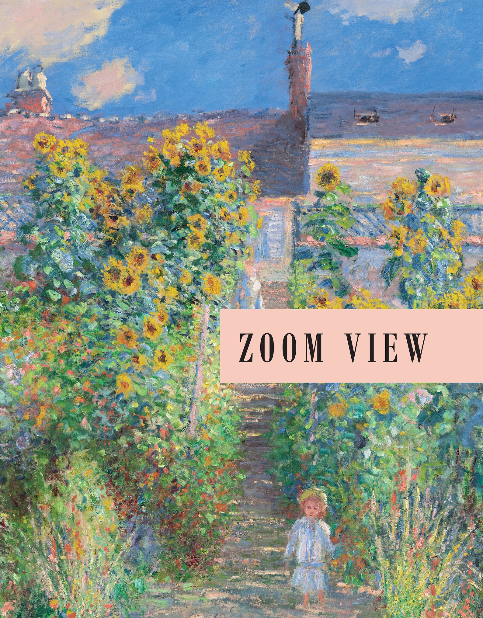 Claude Ausstellung Poster der Garten des Künstlers