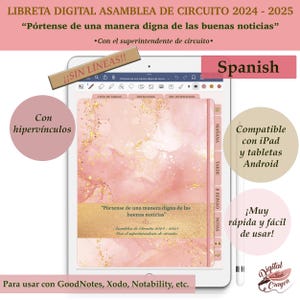 Asamblea de circuito 2024 2025 Pórtense de una manera digna de las buenas noticias, jw circuit assembly in spanish, jw digital notebook
