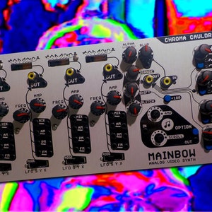 Mainbow Analog Video Synth. Eurorack Module.