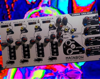 Mainbow Analog Video Synth. Eurorack Module.