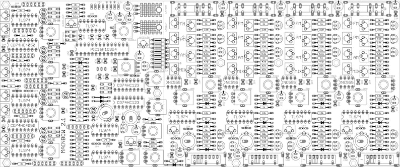 Mainbow PCB blueprint