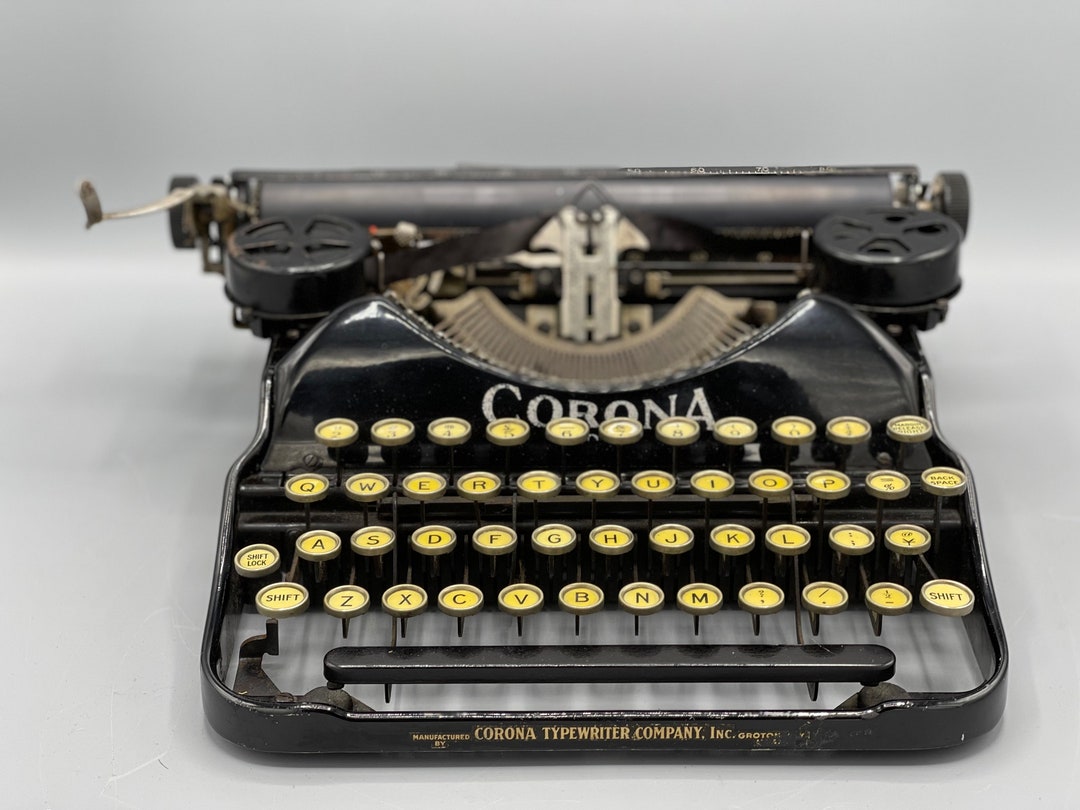 Stylish 1925 Deco-era Vintage Corona 4 Typewriter - Etsy