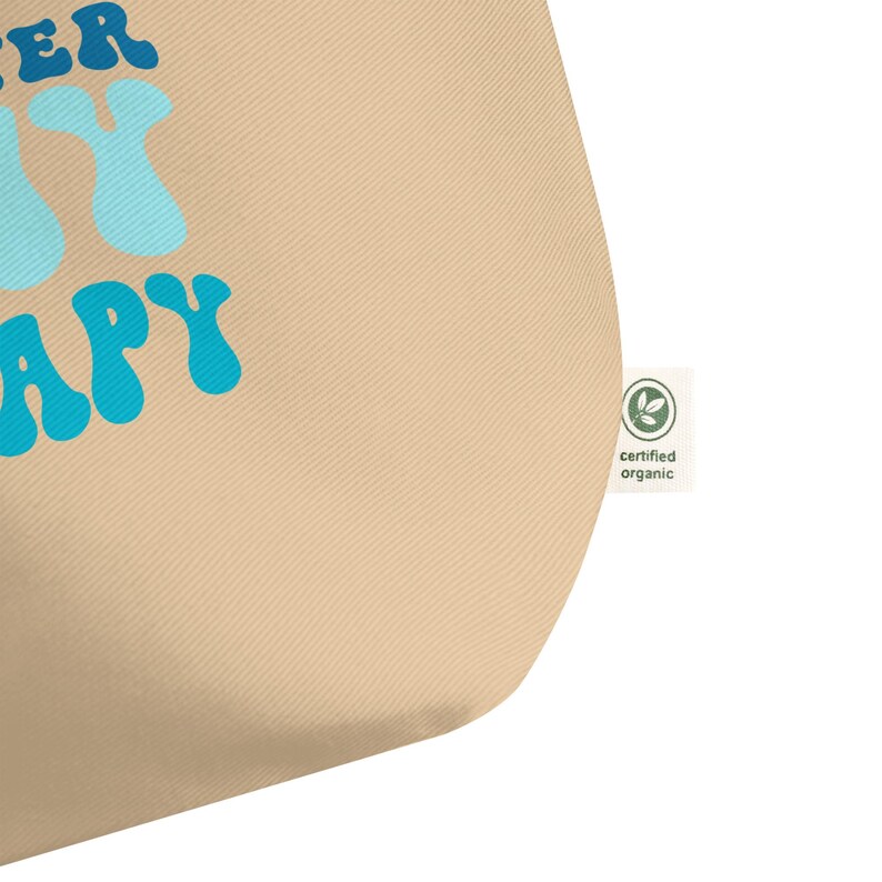 Large organic tote bag