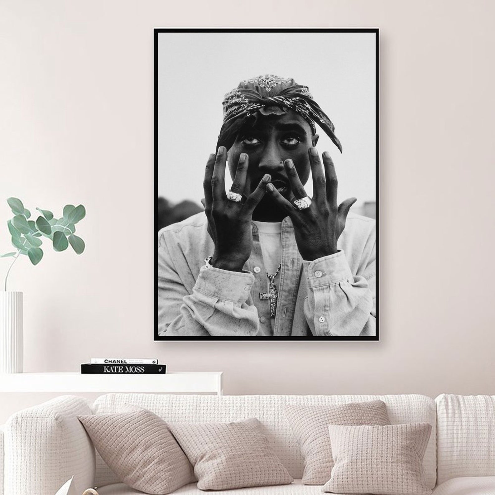 Tupac Shakur 2Pac Canvas Poster Art Wall Pictures Home Decor | Etsy