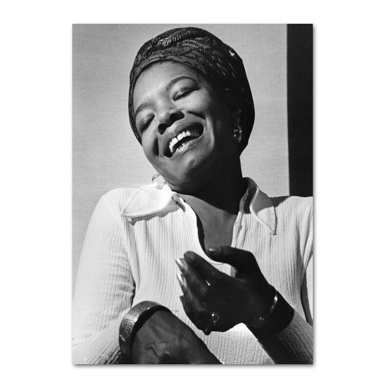 Maya Angelou Canvas Poster