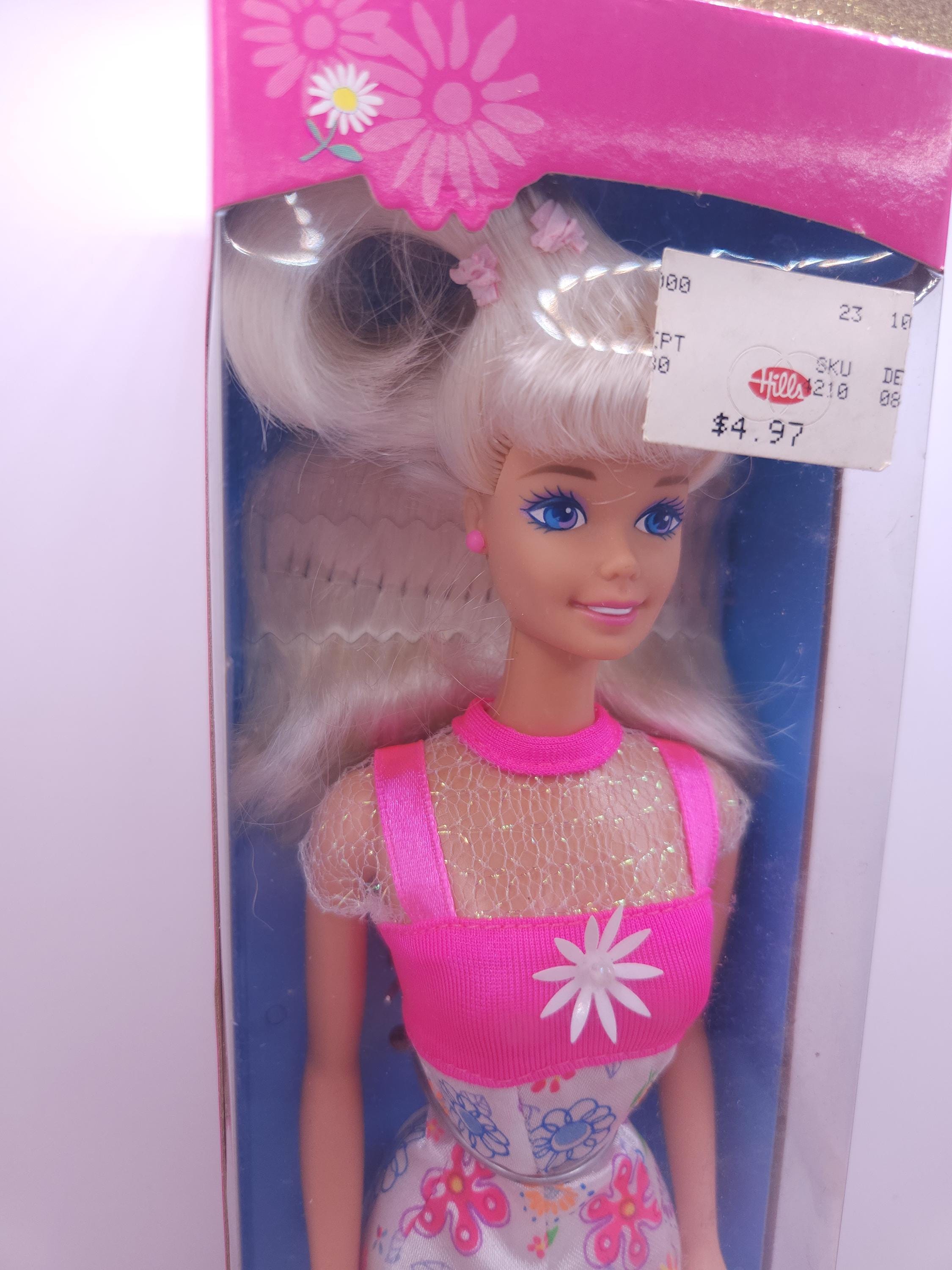 Barbie Doll - Flower Fun Barbie 1996 (mattel) - New in Box - Etsy