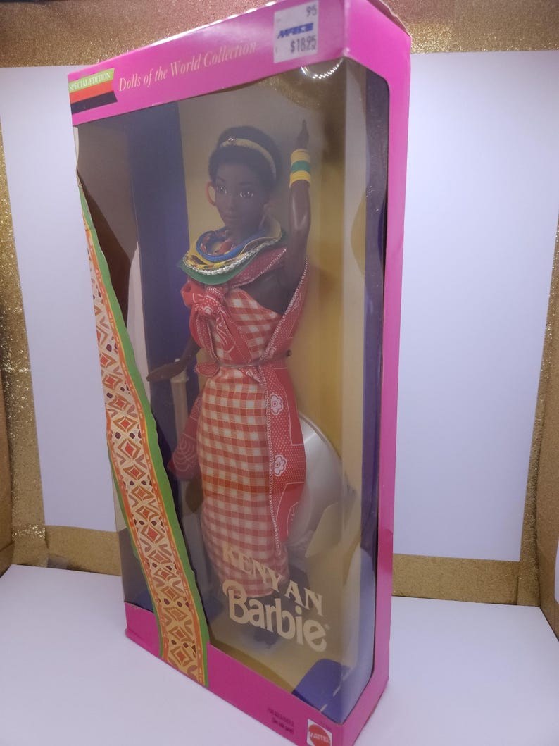 Barbie Kenyanne 1993 - Poupée Du Monde Collection - Neuve En Boîte Vintage