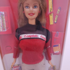 Barbie Doll - Campbell&#39;s Alphabet Soup Barbie 1999 (Mattel) - Special Edition, New in Box